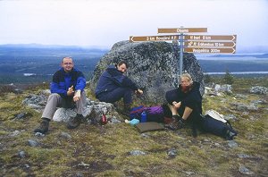 Gipfelpause (noch vor der Schutzh&uuml;tte)