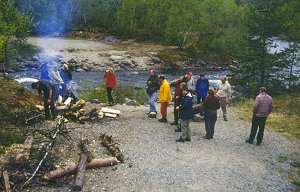 Unser Stellplatz auf 69°42' n&ouml;rdlicher Breite