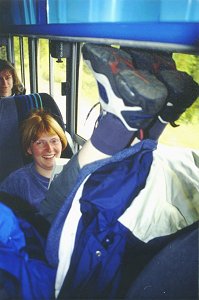 Lesen in voller Fahrt