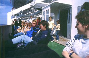 Sonnenbad zwischen Helsinki und Tallin