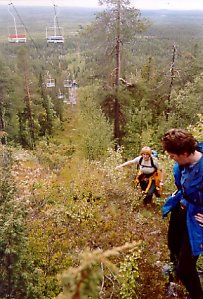 Aufstieg zum Pyh&auml;tunturi