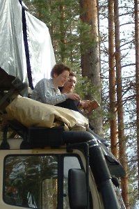 Auf dem Balkon - von Martin