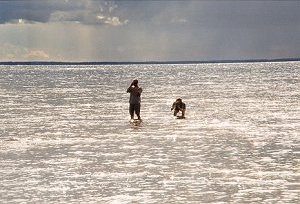 Fotografen im Ouluj&auml;rvi