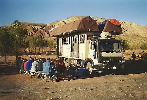 Abendessen zwischen Telouet und Anemiter - von Nadine