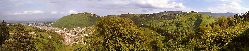 Strasse von Poiana Brasov